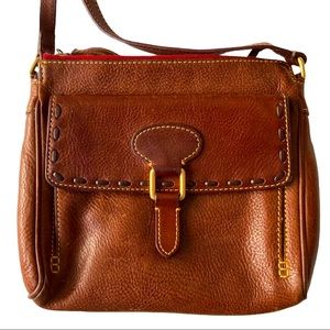 Classic brown leather Dooney and Bourke purse